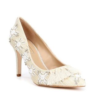 Antonio Melani Monicha embroidered heels